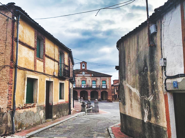 plaza mayor lastras de cuéllar